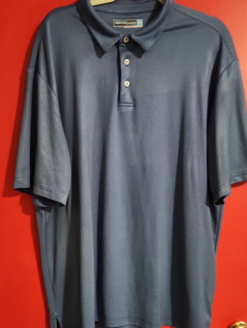 2XLT Roundtree & Yorke Slate Blue Men’s Polo